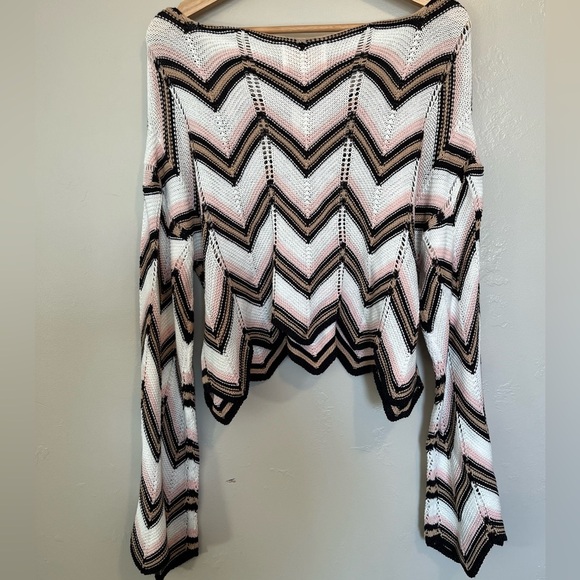 Lizbeth Chevron Pullover Sweater NWT - Picture 9 of 12